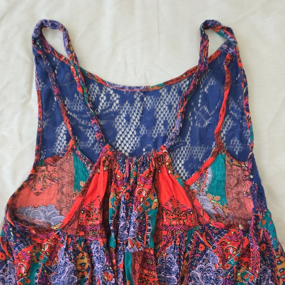 Free People Multicolor Paisley Tunic Top - Picture 3 of 3